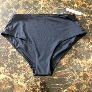 Everlane The Bikini Bottom Black/Size L